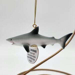Shark Ornament Chesapeake Bay Christmas Gift Blue White Sea Life Fish Ocean